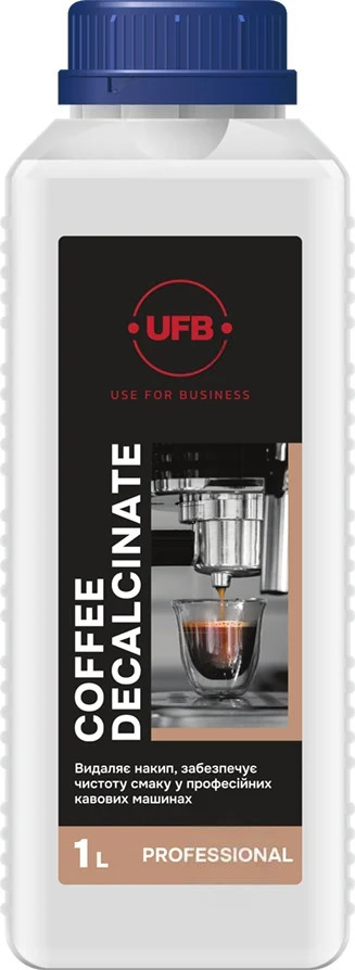 Засіб для видалення накипу в кавових машинах UFB Coffee decalcinate, пл 1л/1.12 кг